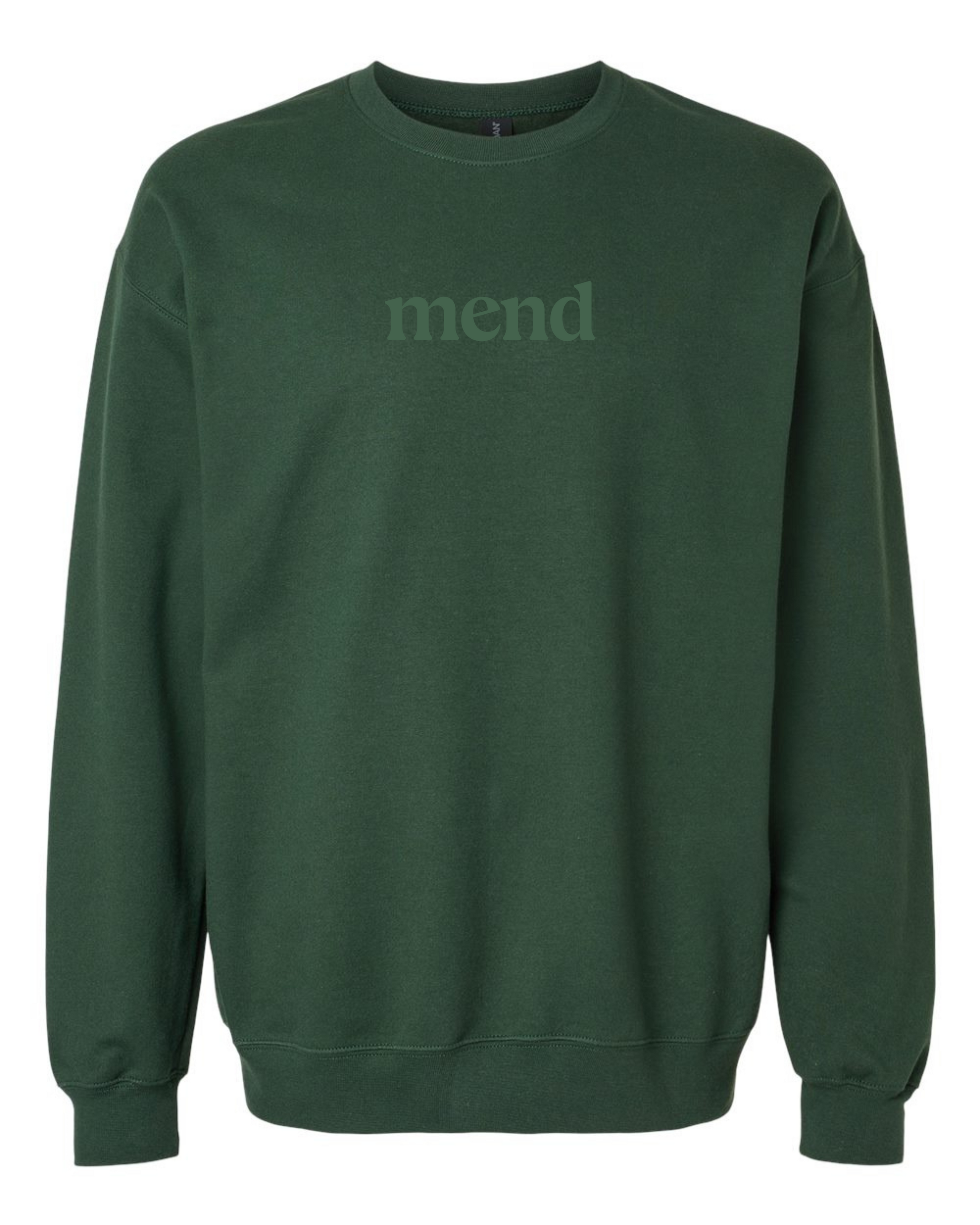 Embroidered Mend Crewneck